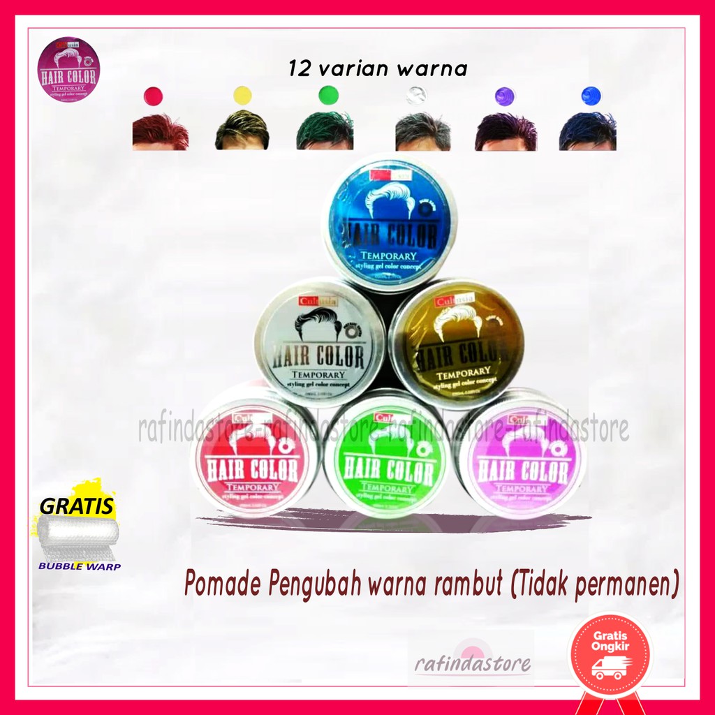 POMADE WARNA CULTUSIA BPOM / POMED WARNA MURAH / POMET WARNA / POMADE WARNA RAMBUT / CULTUSIA POMADE