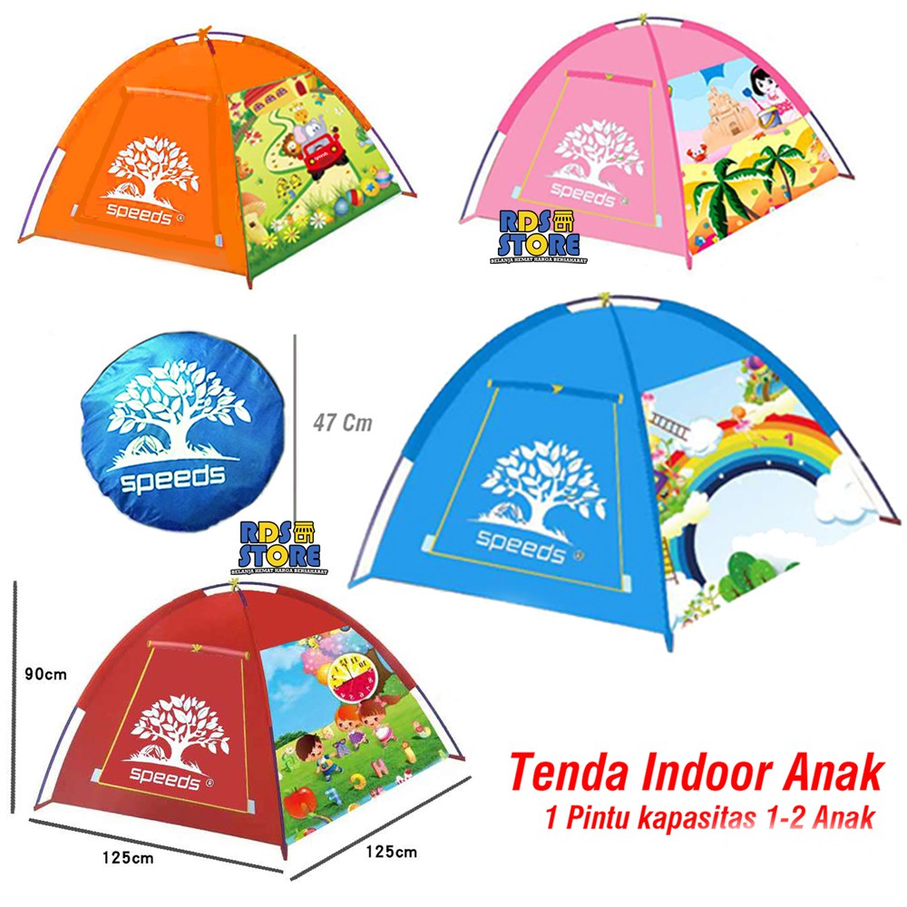 Speeds Tenda Anak Karakter Kartun Camping Berkemah di Speeds Tenda Anak Karakter Kartun Camping Berkemah di