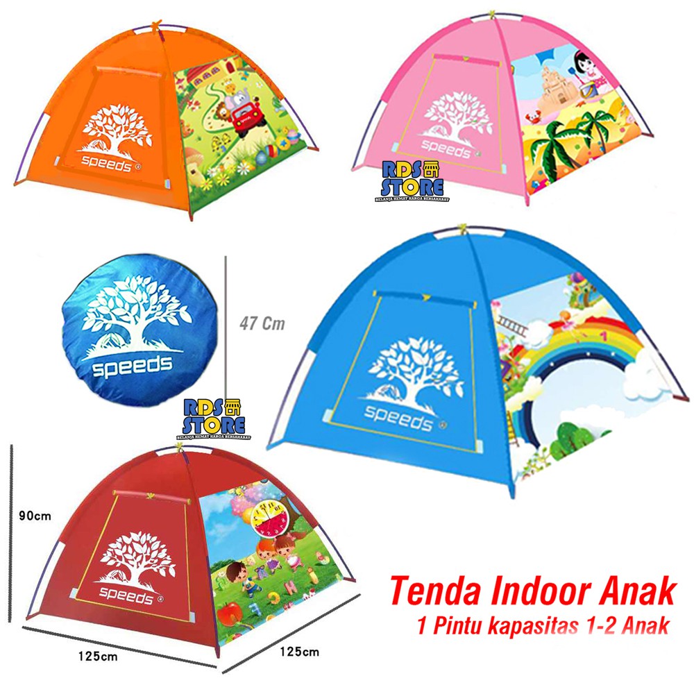 Speeds Tenda Anak Karakter  Kartun Camping  Berkemah di 