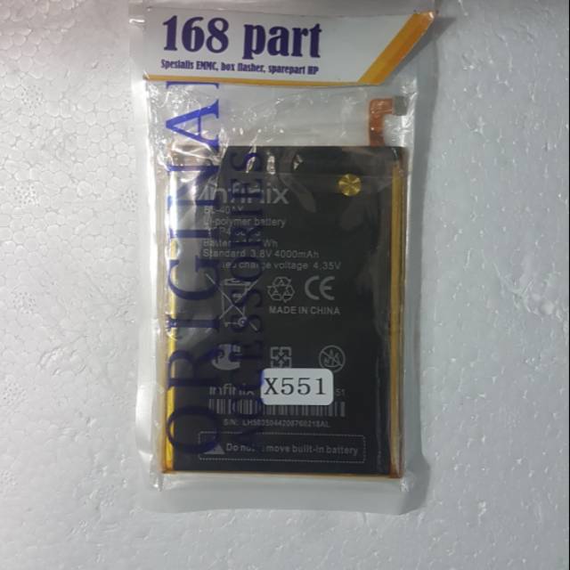 Baterai infinix X551 Ori