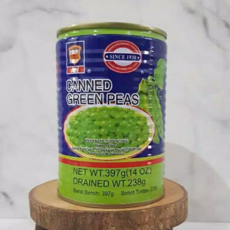 

Canned green peas / kacang polong kaleng