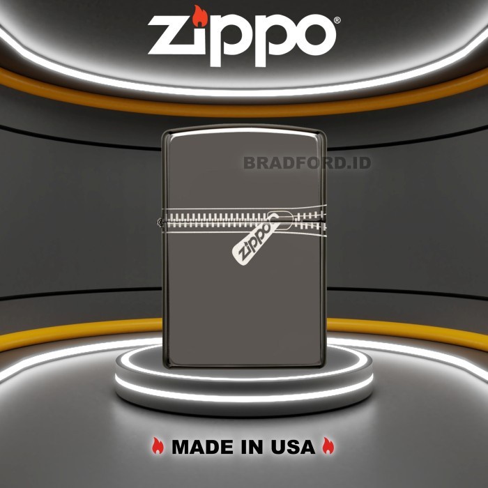 Zippo USA Zipped 21088 Original Garansi Resmi