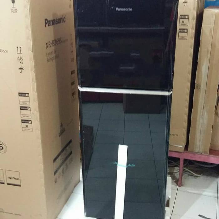Kulkas 2 Pintu Panasonic NR-B269S Alowa+ Glass Door
