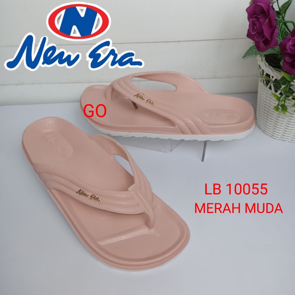 sogo NEW ERA LB 10055 &amp; LB 100362 Sandal Jepit Karet Wanita Polos Anti Slip Sandal Japit Cewek Berkualitas Terlaris