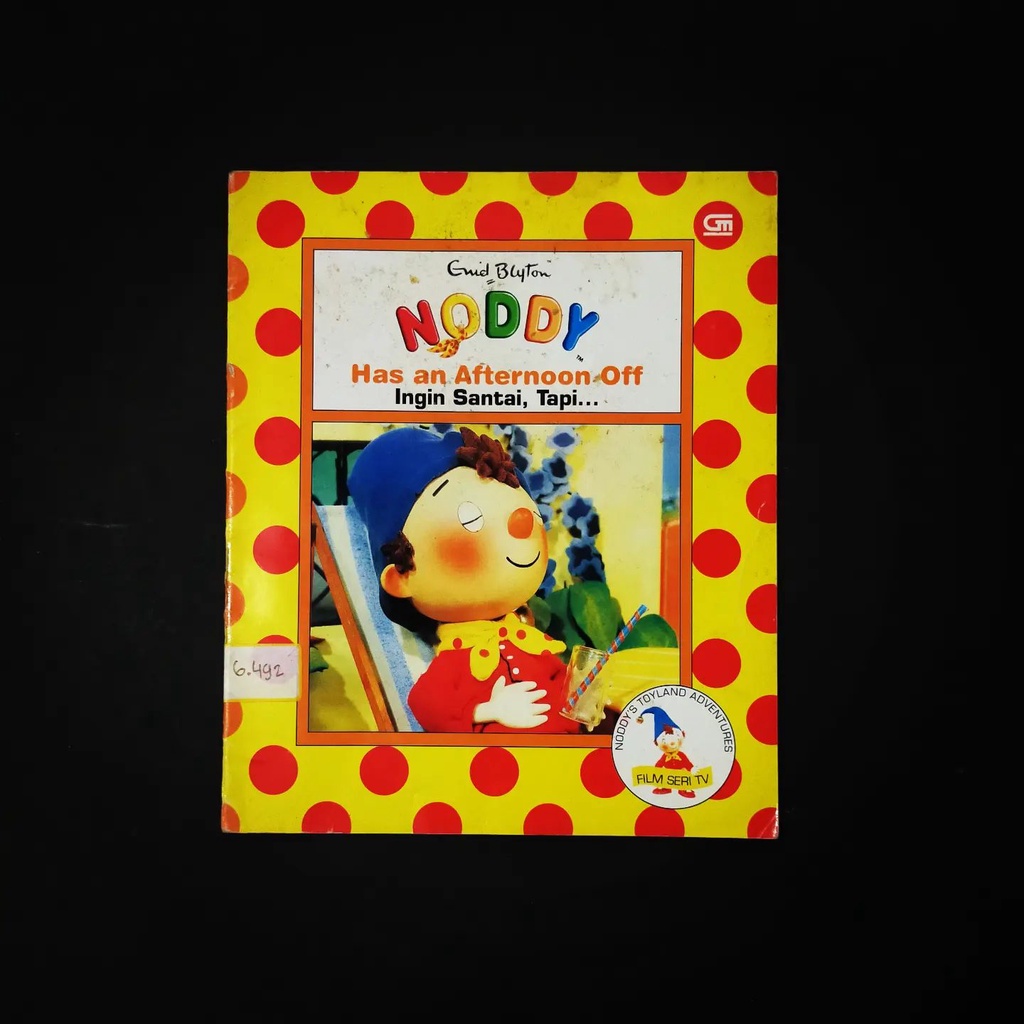 Buku Anak Langka Enid Blyton Serial Film TV Noddy Ingin Santai Tapi