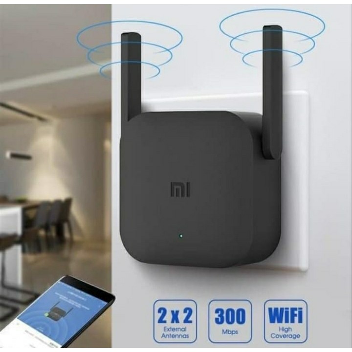 Xiaomi Range Extender Pro - Router Repeater 300mbps Penguat Singnal Router 2 Antena ( Colokan Indo)