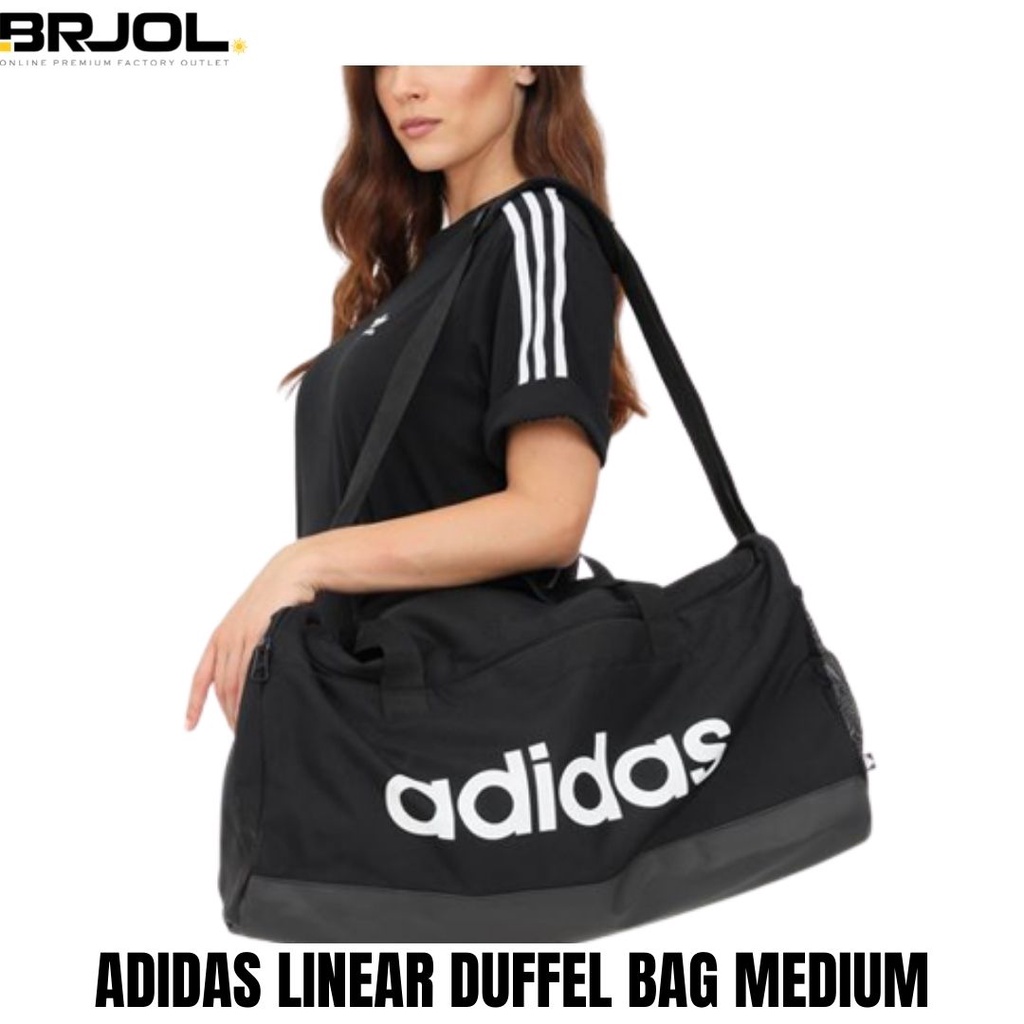 TAS GYM ORIGINAL Adidas Essentials Logo Duffel Bag Medium GN2038 BAG