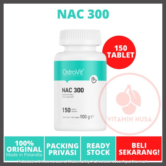 Suplemen Fitness NAC 300 Pembentuk Massa Otot Detox Daya Tahan Tubuh .
