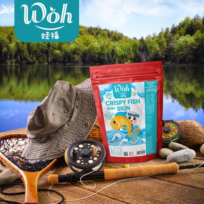 

Lucu Woh Crispy Fish Skin (Keripik Kulit Ikan) Nett 100 Gr Bagus