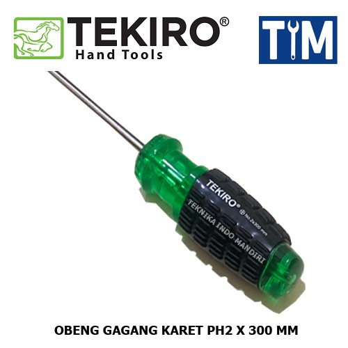 TEKIRO Obeng Gagang Karet PH2 x 300 mm