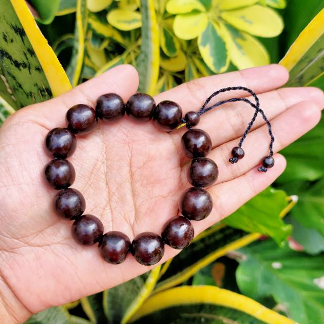 gelang kokka kaukah bulat 11,5-12 mm hitam