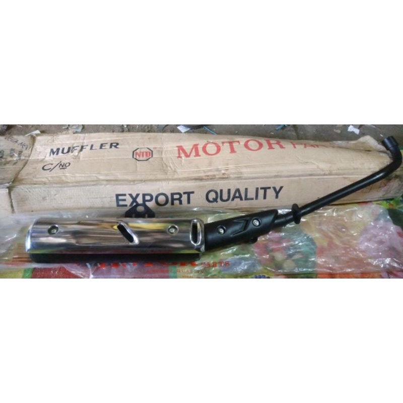 knalpot exhaust mufler standar original Yamaha Vega R New Jupiter z Burhan set cover tebeng tameng p