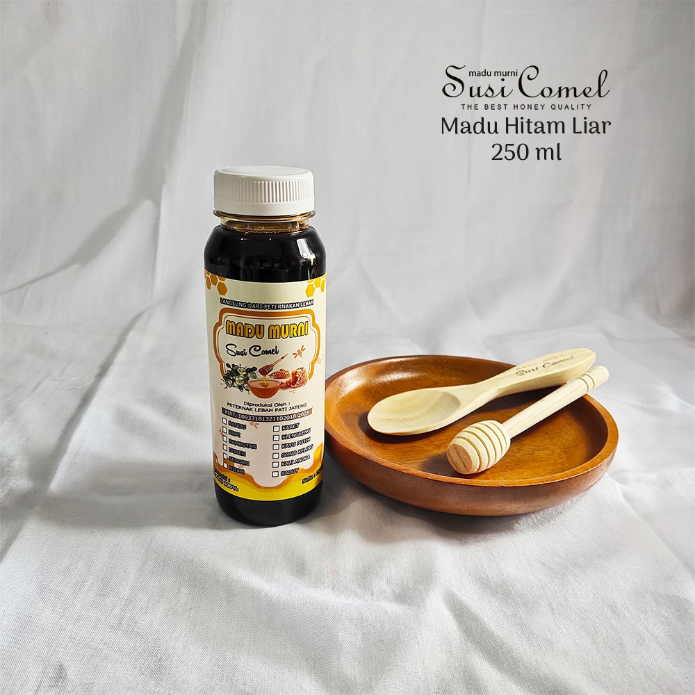 

[COD] Madu Hitam Liar 250 ml MURNI ASLI - MADU SUSI COMEL