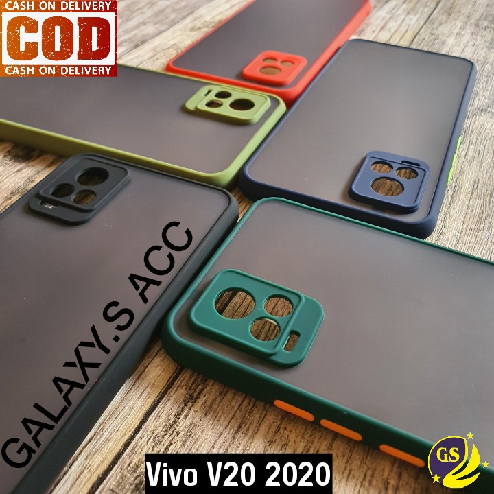 Vivo V21 4G 5G Y51 Y53S Y51A V20 SE V15 Pro Y71 Y53 Y91 Y93 Y95 Y91C Soft Case Dove Matte Colored Transparan