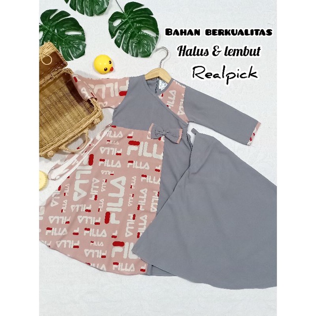 GAMIS SYARIFA GIRLS / GAUN ANAK PEREMPUAN