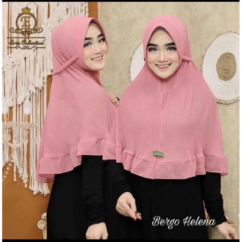 plisket pet rempel tali| jilbab harian| jilbab plisket ceruty