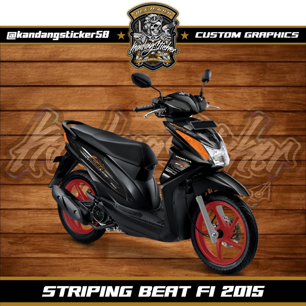 Jual Striping Custom BEat FI 2013 Thailand Thailooks Mothai Lookstyle Babylooks Indonesia Shopee Indonesia