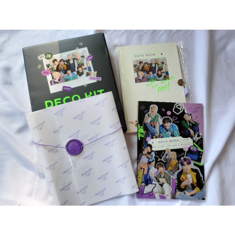 [BOOKED] Outbox Deco Book Notebook Deco Kit BTS - Sharing Ready Stock
