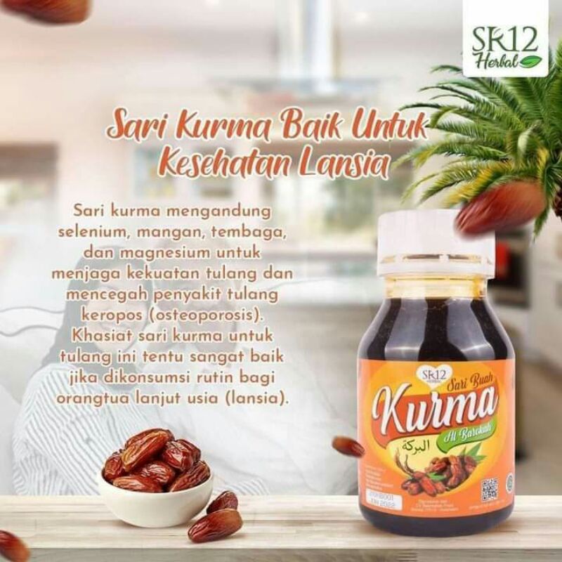 

SARI KURMA SR12/SARI BUAH KURMA ASLI/MENINGKATKAN STAMINA TUBUH