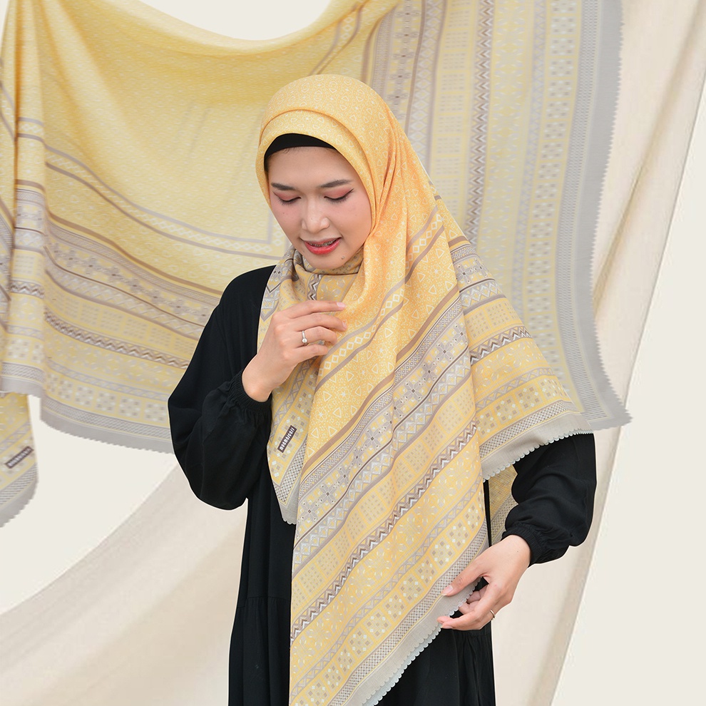 Hijab Jumbo | Kerudung Segi Empat Motif | Jilbab Syar'i Gulmira Series