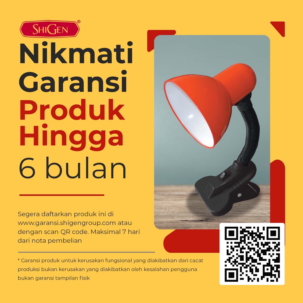 Lampu belajar/ lampu baca/ lampu kerja SHIGEN SG 108