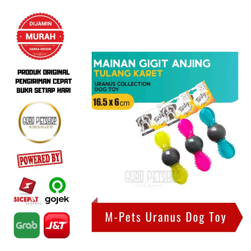 Mainan Gigitan Anjing M-Pets Uranus Dog Toy Treats Dispenser