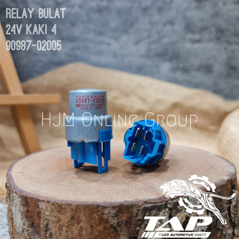 RELAY HEAD LAMP LAMPU BULAT M4 24V KAKI 4 DYNA 125HT RINO 90987-02005