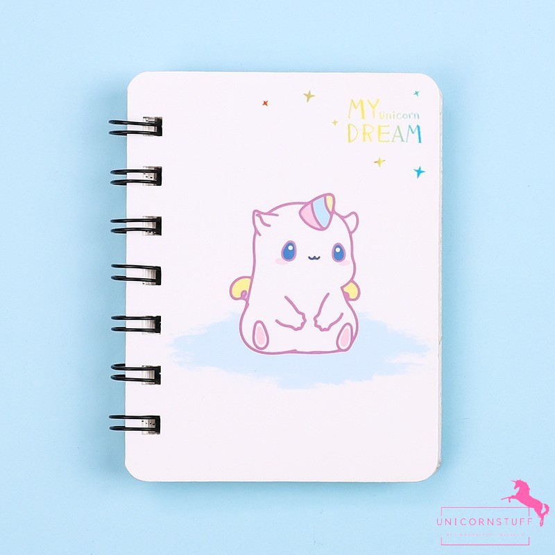 Notebook Buku Tulis Unicorn Kecil Spiral Kado Anak Perempuan Catatan Diary