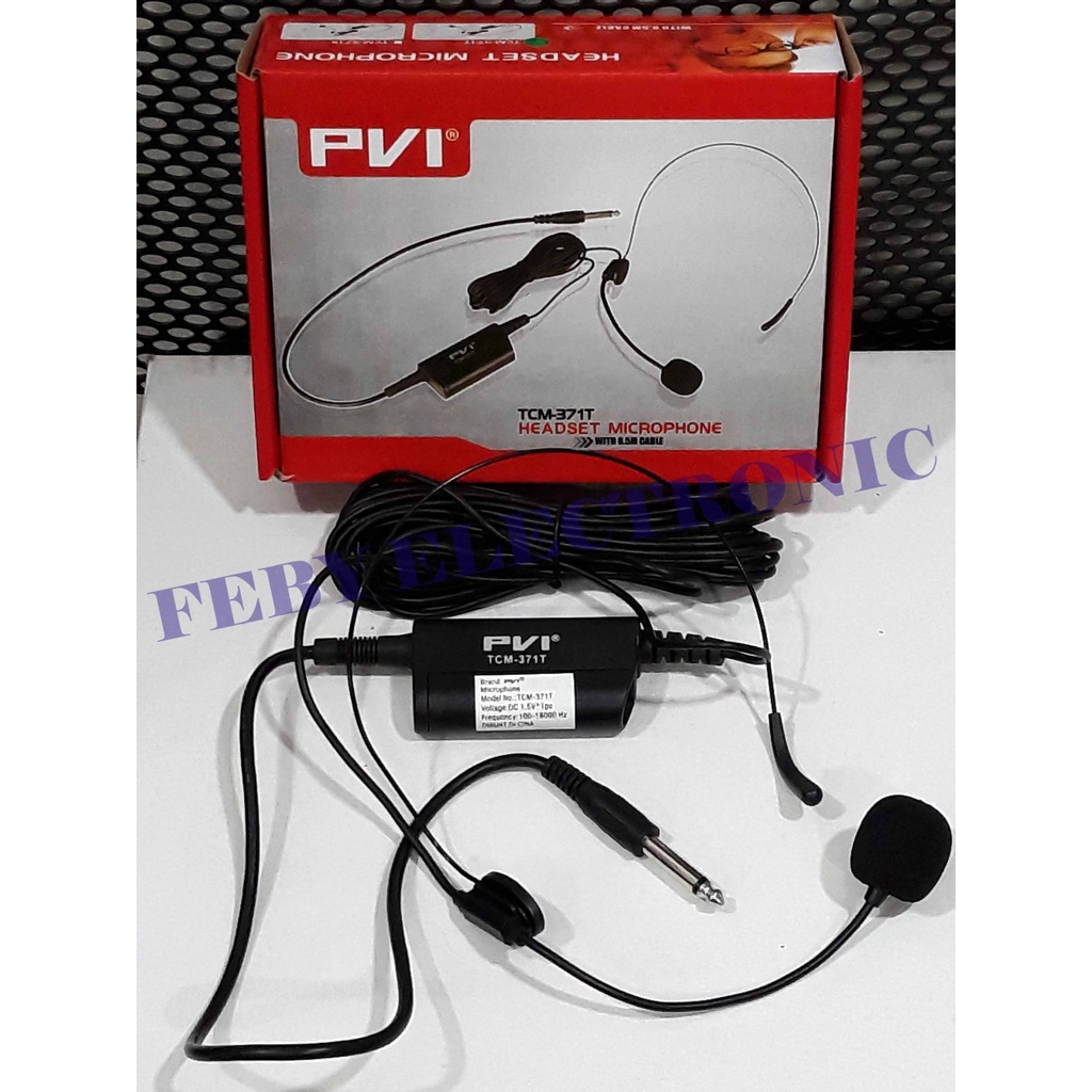MIC HEADSET PVI TCM-371T MICROPHONE BANDO PVI