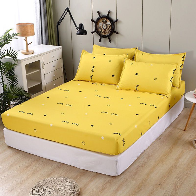 sprei kasur 150 x 200 x 30 cm tidak cepat pudar menyusut