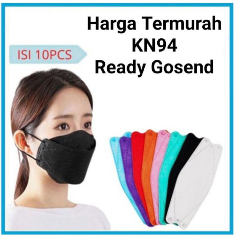 KF94 Masker Korea 4ply Isi 10 Evo Plusmed Convex Masker Import KN94
