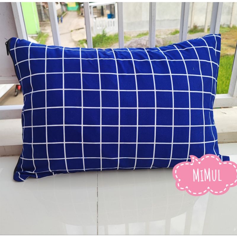 Sarung bantal tidur resleting