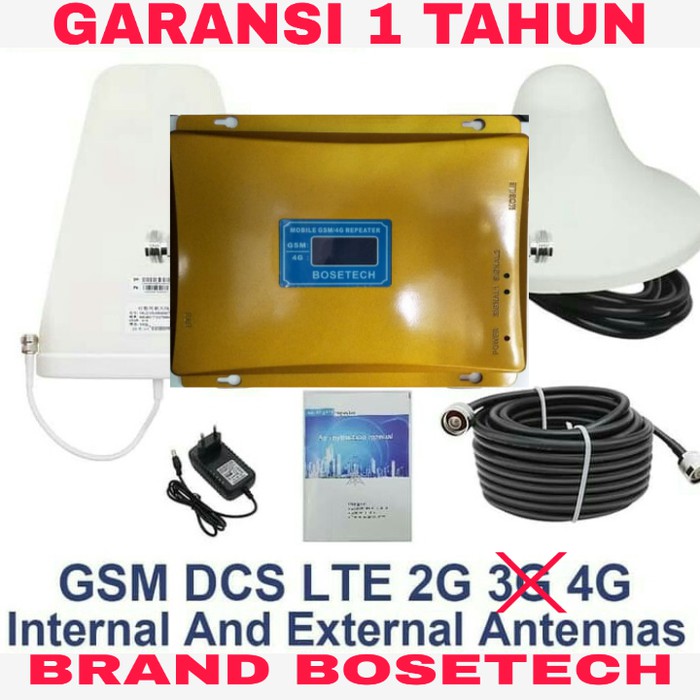 Penguat Signal Hp Bosetech 2g 4g Repeater Penguat Sinyal Hp Dualband Aksesoris Mobile Shopee Indonesia