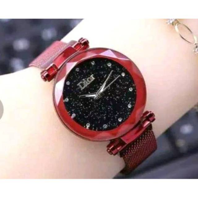 COD-JKT Jam Tangan Wanita DR Magnet Strap Rantai Pasir.