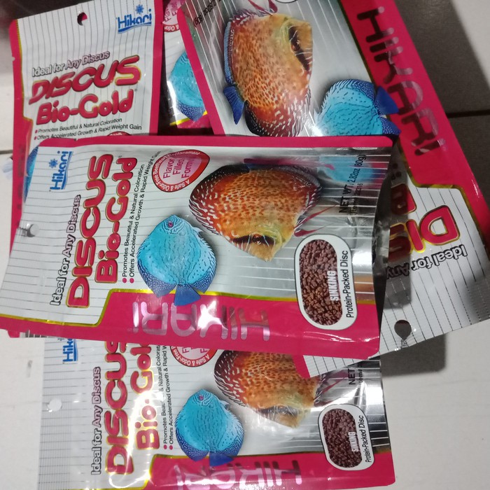 Hikari Discus Bio gold 80gr pakan discus / pakan makanan ikan discus