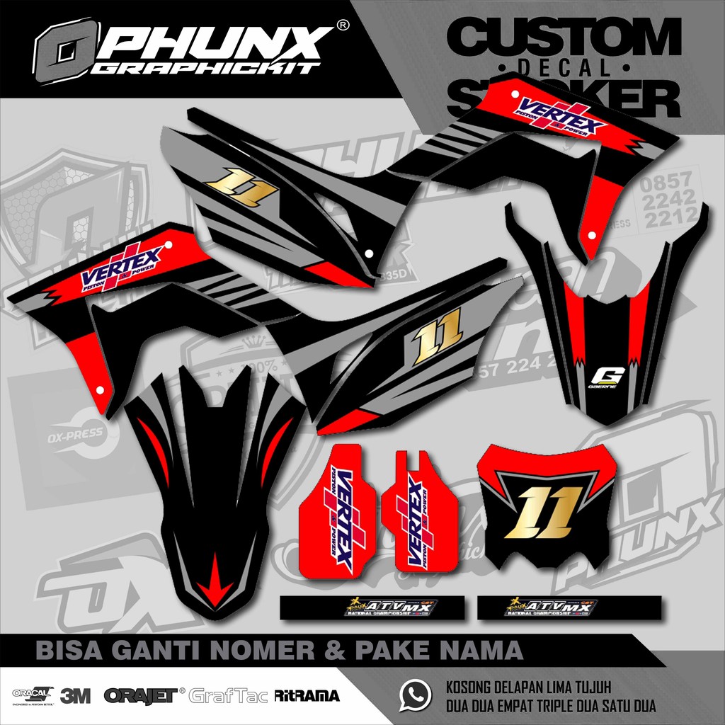 Sticker Decal CRF Vertex