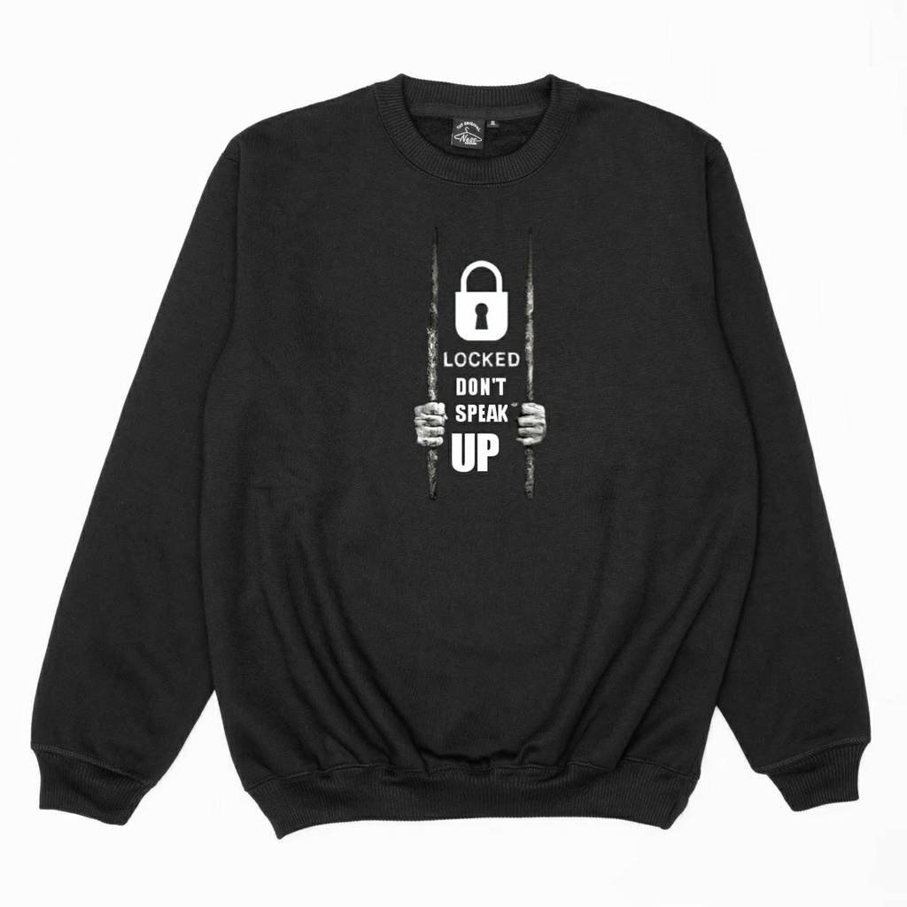 CREWNECK Premium Sweate Cewek Cowok Jaket Pria Wanita switer Crewneck Laki Laki Perempuan Distro Bandung Bahan Katun OverSize Warna NAVY COD