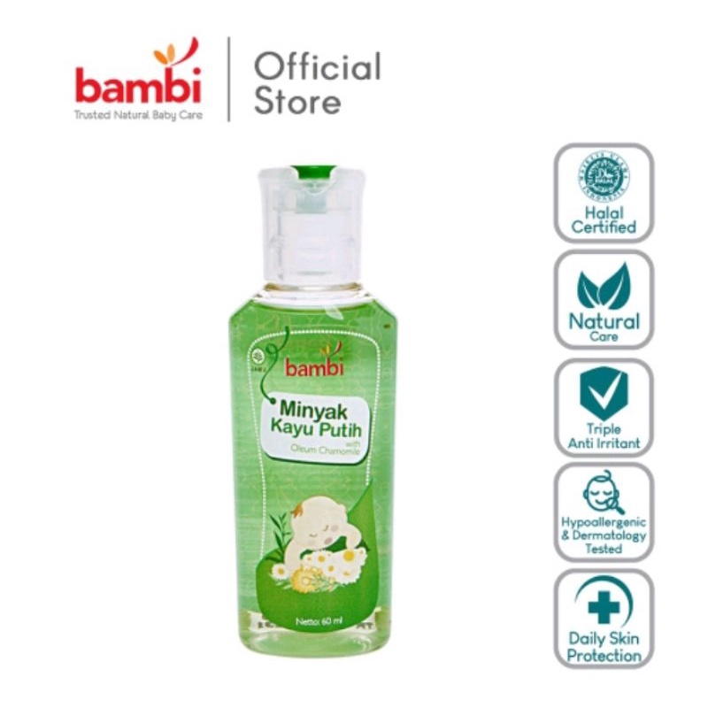✅TERMURAH BAMBI MINYAK KAYU PUTIH 60ML