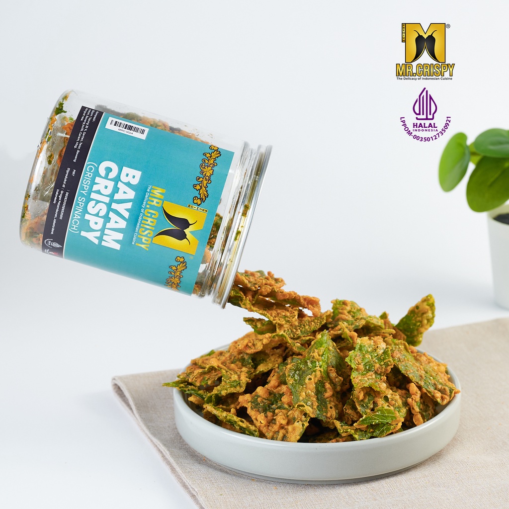 (COD) Bayam Crispy Mr.Crispy Berkualitas