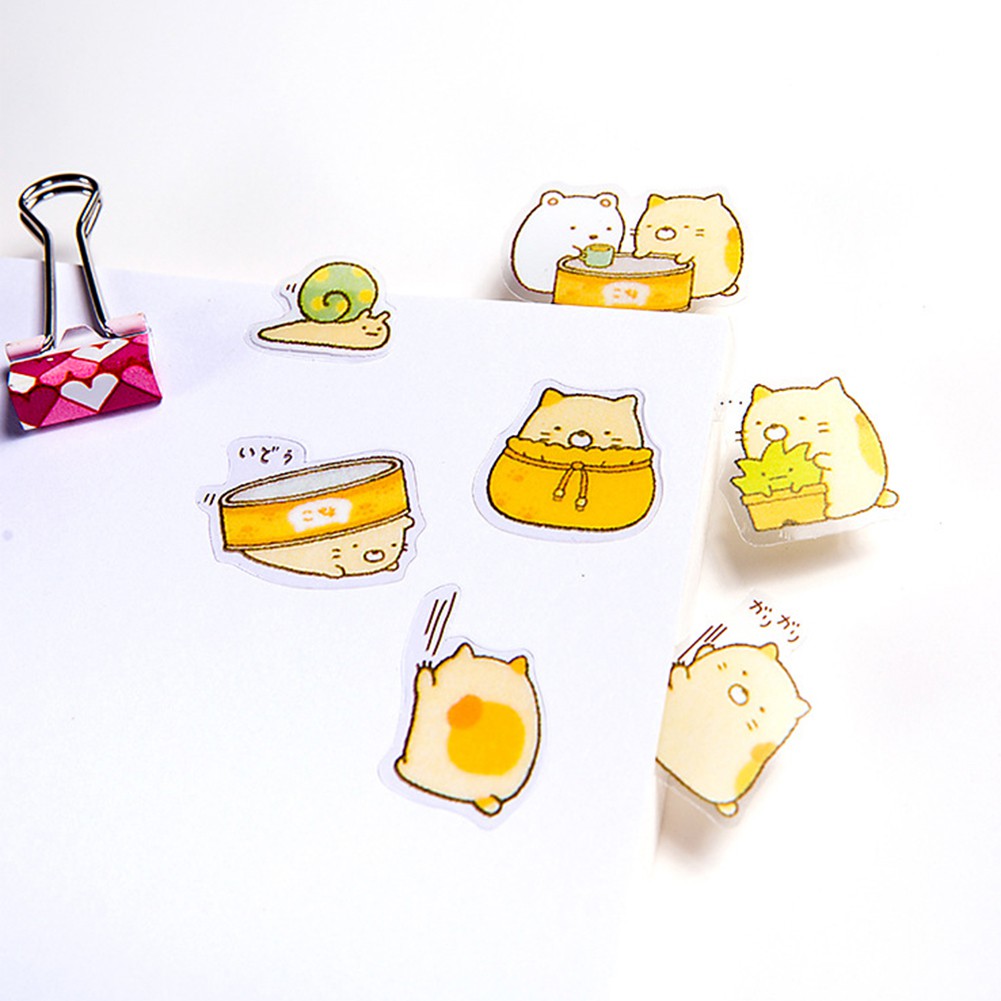 【HOT SALE】50Pcs/Bag Kawaii Sumikko Gurashi Decorative Stickers DIY Scrapbooking Paper Diary Album Computer Notebook Decoration