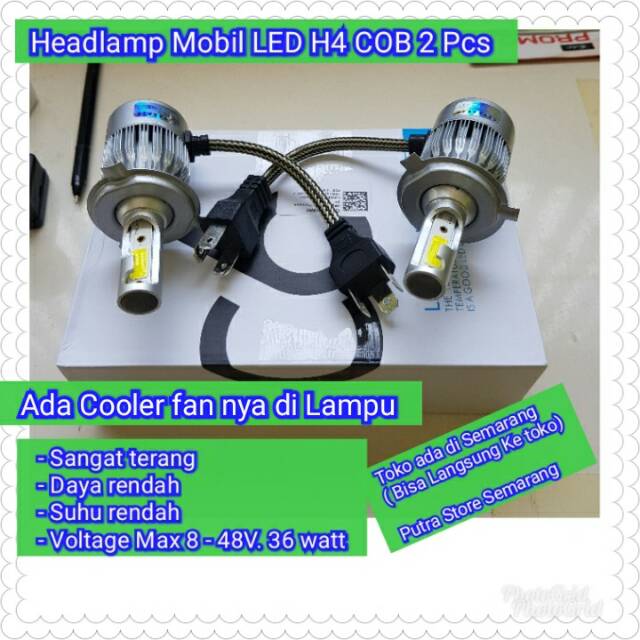 Headlamp Mobil Lampu Mobil Headlight Mobil LED H4 36 Watt Headlamp Mobil Lampu Mobil Headlight Mobil LED H4 36 Watt