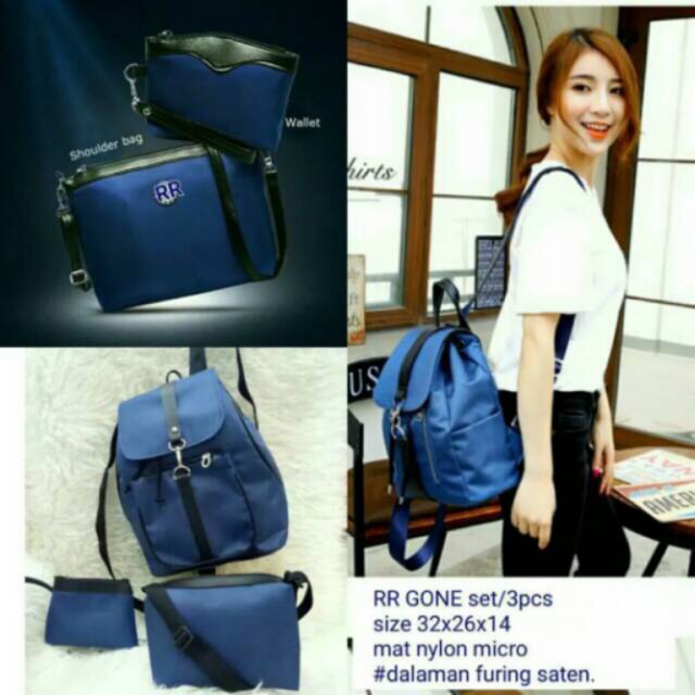 TAS RANSEL POLO PRIA  BUAT MUDIK TRAVELING HEALING SLETING MUAT BANYAK UKURAN BESAR HITAM COKLAT BIRU NAVY