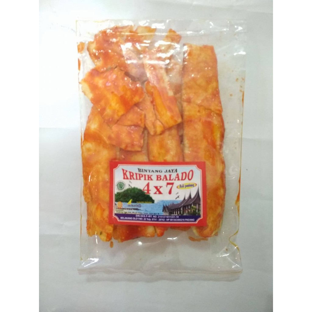 

Keripik Balado Bintang Jaya 4 x 7 250 gram