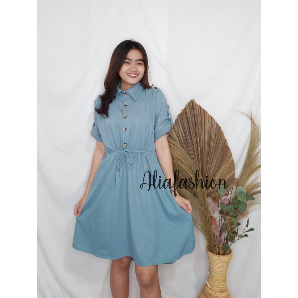 DRESS NAYRA SERUT/DRESS WANITA/DRESS/DRESS KOREA