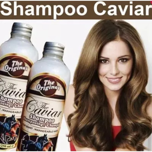 Sampo Penumbuh Rambut CEPAT Cap Kuda Caviar Shampoo ORIGINAL Penghilang Ketombe Pencegah