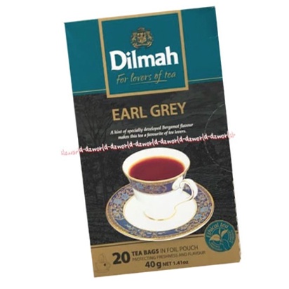 Dilmah Earl Grey 25bag Tea Bag Teh Import Teh Dilmah Blue Biru 25 bag Dil Mah Early Grey Teh Kemasan Sachet