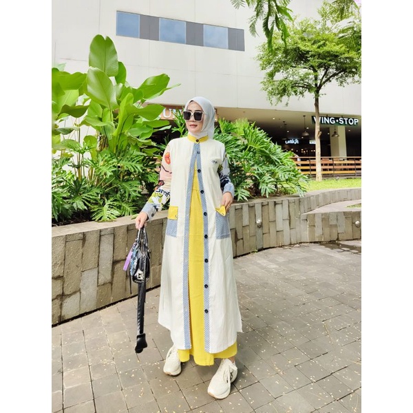 abaya shaggy set