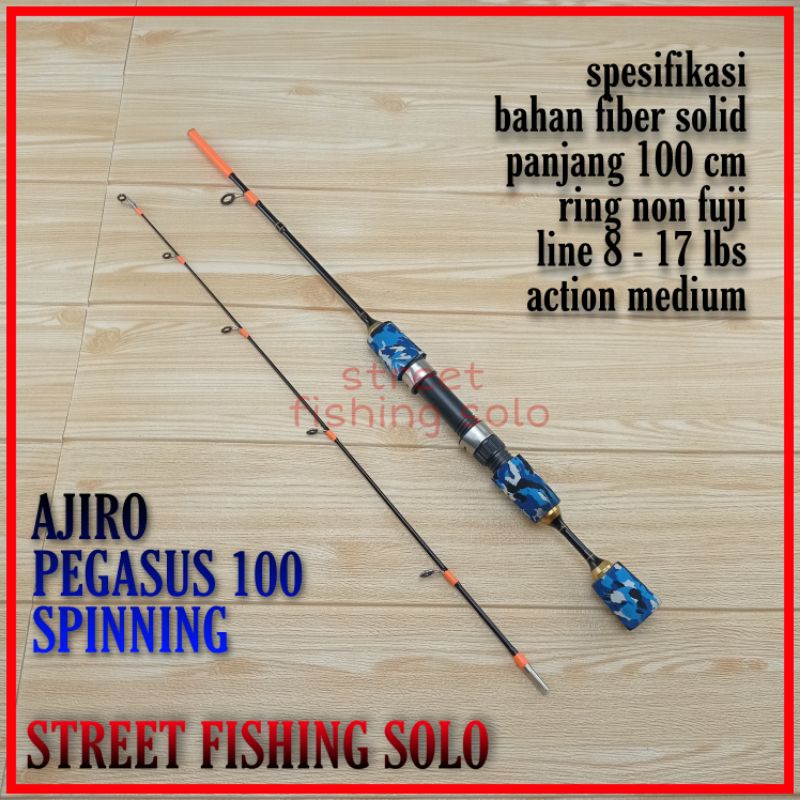 joran ajiro spinning PEGASUS 100 cm  (COD)