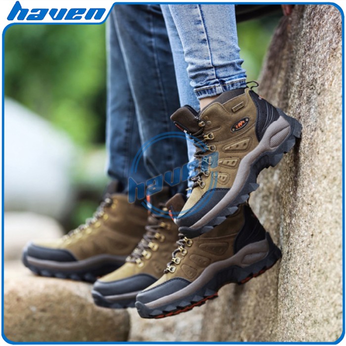 Sepatu Hiking Pria Wanita Sepatu Gunung Sepatu Outdoor Waterproof Tall