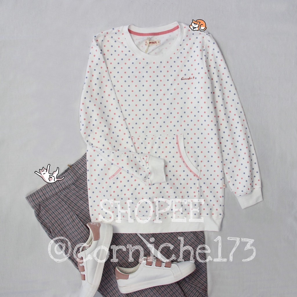 Corniche Dona Sweater Putih Tulang - TH231362